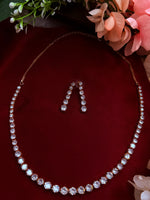 Load image into Gallery viewer, Sparkling Cubic Zirconium necklace set
