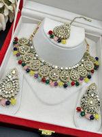 Load image into Gallery viewer, Ahana Mirror Necklace Set
