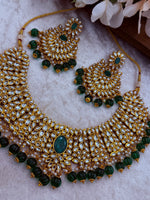 Load image into Gallery viewer, Jasmir Kundan Necklace Set