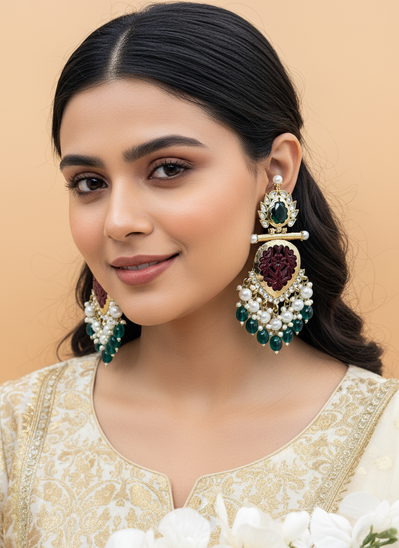 Sanjana Chandbali Earrings
