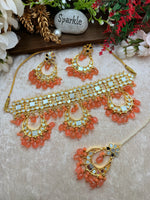 Load image into Gallery viewer, पाकिस ट्रेंडिंग मिरर चोकर सेट
