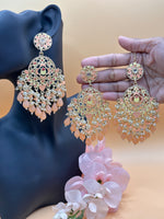 Load image into Gallery viewer, Big Size Tikka Indian Earring Set
