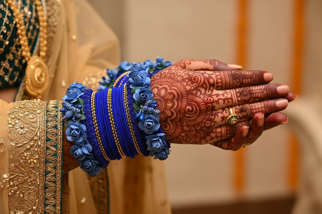 Floral Bridal Bangles