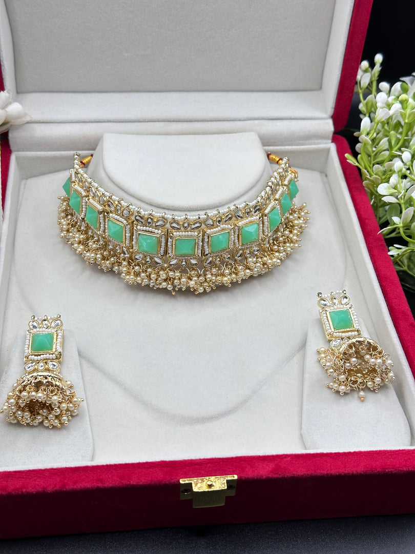 Karishma style Kundan Choker set