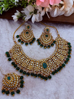 Load image into Gallery viewer, Jasmir Kundan Necklace Set
