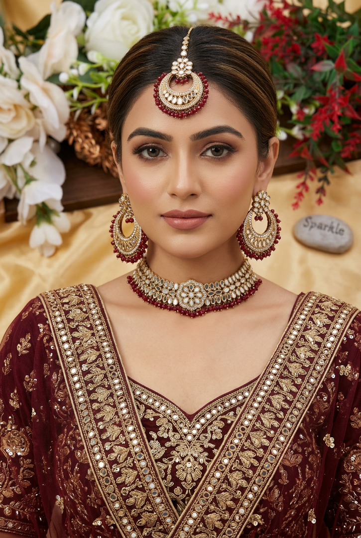 Misha Mirror Choker Set