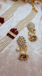 Load image into Gallery viewer, Kundan Mala with jhumka