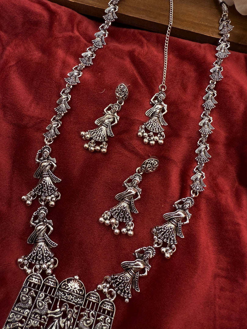 Oxidised Doli Baraat Mala set