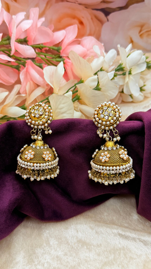 Ankshri golden jhumki