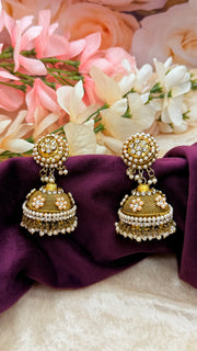 Ankshri golden jhumki
