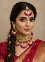 Load image into Gallery viewer, पाकिस ट्रेंडिंग मिरर चोकर सेट
