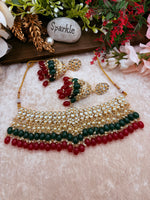 Load image into Gallery viewer, साँवरिया कुन्दन चोकर सेट