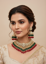 Load image into Gallery viewer, साँवरिया कुन्दन चोकर सेट