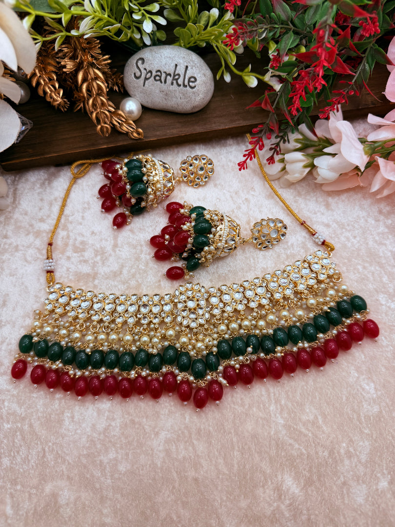 साँवरिया कुन्दन चोकर सेट