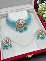 Load image into Gallery viewer, Meenakari Indian Choker Set
