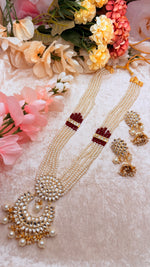 Load image into Gallery viewer, Kundan Mala with jhumka