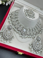 Load image into Gallery viewer, Jasmir Kundan Necklace Set
