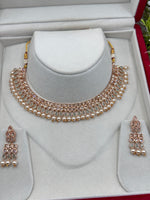 Load image into Gallery viewer, RoseGold Necklace Set
