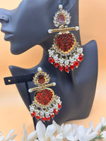 Load image into Gallery viewer, Sanjana Chandbali Earrings
