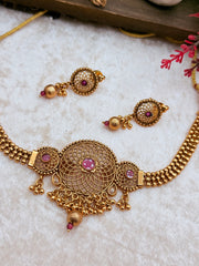 Golden mahi temple set