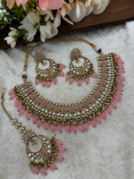 Load image into Gallery viewer, Kundan Monisa Necklace