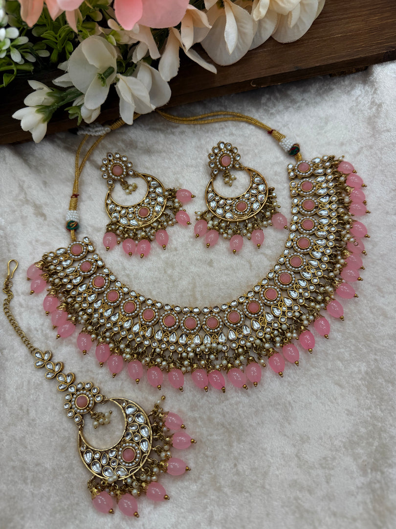 Kundan Monisa Necklace