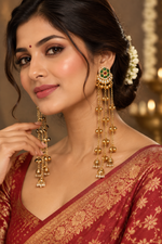 Load image into Gallery viewer, Kashmiri long earring
