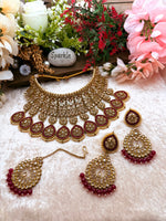 Load image into Gallery viewer, सुंदर पोल्की चोकर सेट 
