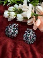 Load image into Gallery viewer, Morni Peacock Studs
