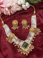 Load image into Gallery viewer, Rajwadi Premium Necklace with earrings