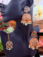 Load image into Gallery viewer, जानवी अमेरिकन डायमंड टिक्का सेट