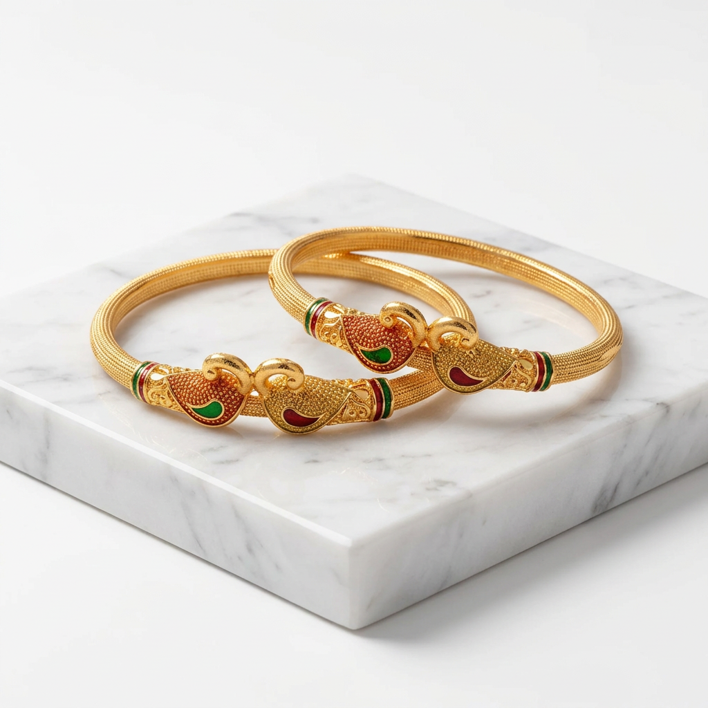 Peacock Bangles