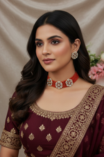 Load image into Gallery viewer, फूल 🌸 चोकर सेट