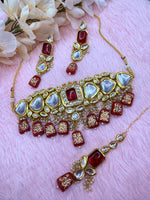 Load image into Gallery viewer, Barkha Kundan Necklace Set
