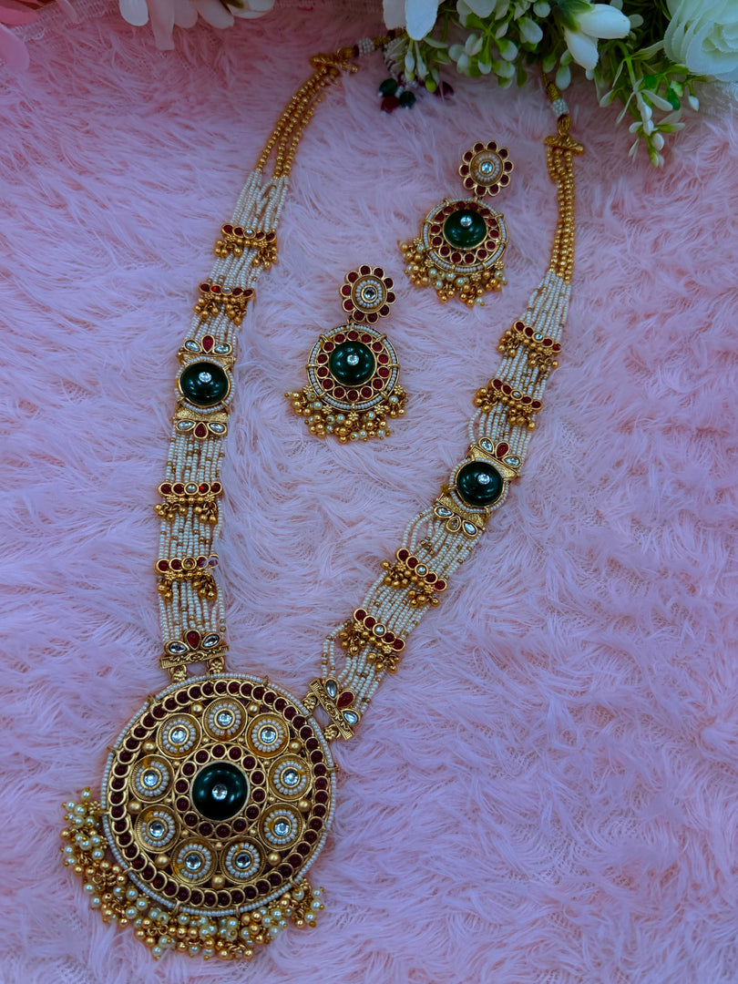 Rajwadi long mala set