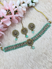 Simrans Polki choker