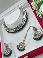 Load image into Gallery viewer, Kanchan Mirrror Necklace Set
