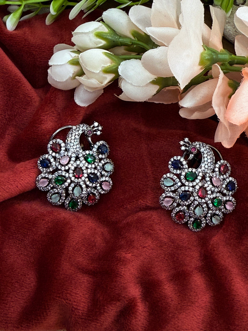 Morni Peacock Studs