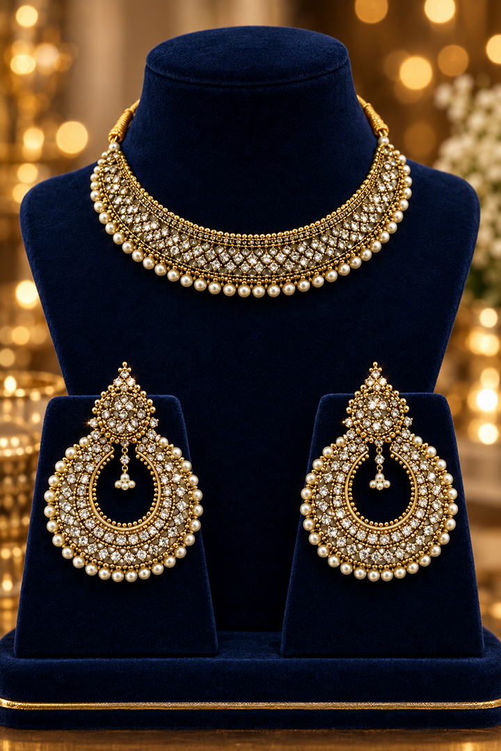 Shakira Pakistani Necklace with Earrings
