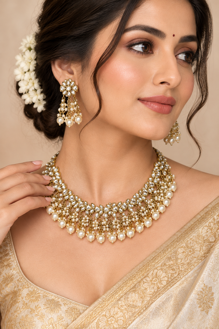 Vibha Kundan set