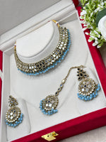 Load image into Gallery viewer, Kanchan Mirrror Necklace Set
