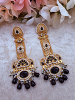 Load image into Gallery viewer, High Quality brass Antique Gold plated Kashmiri Earring
