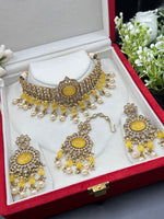 Load image into Gallery viewer, Monalisa Rani Royal Polki Choker Set
