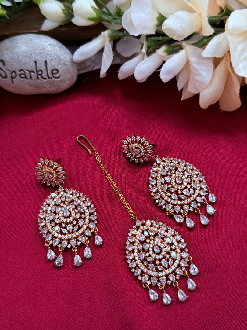 AD RoseGold Tikka set