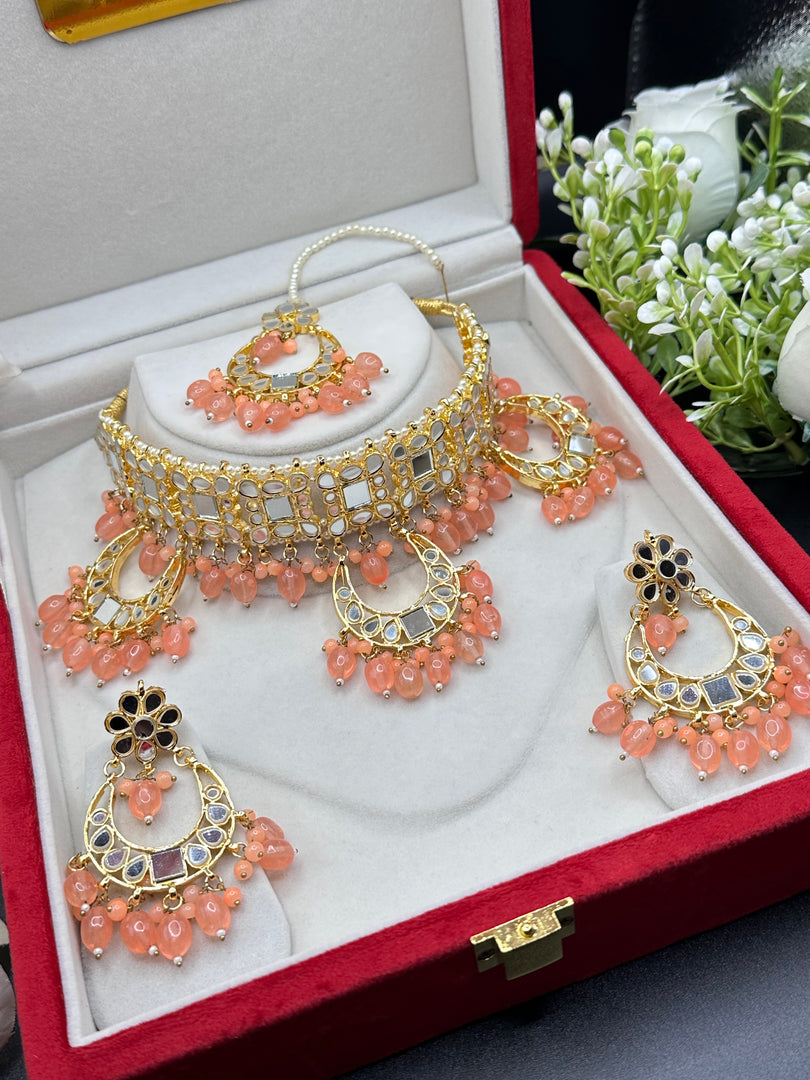 Pakis Trending Mirror Choker Set