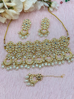 Load image into Gallery viewer, Ditya Kundan choker set
