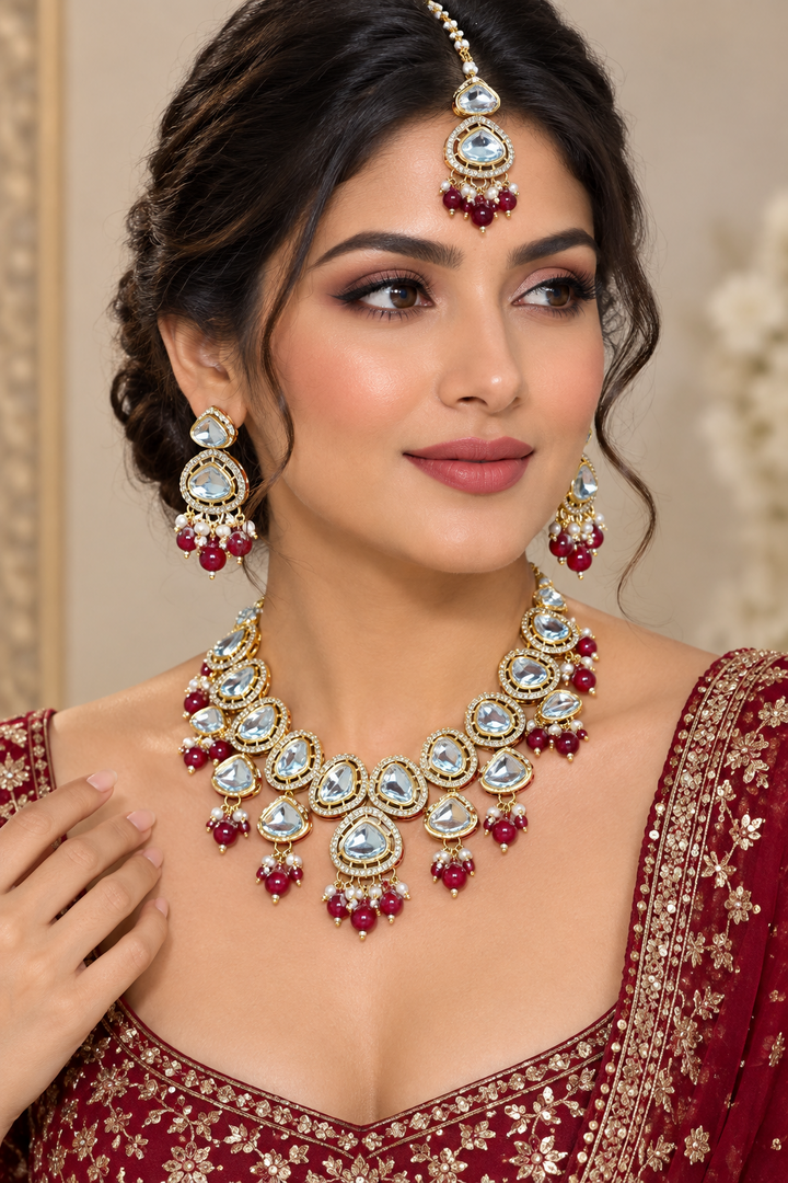 Prerna Kundan Necklace Set
