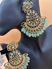 Kiya Oversized polki earrings