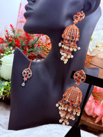 Load image into Gallery viewer, शाना अमेरिकन डायमंड टिक्का सेट