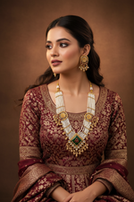 Load image into Gallery viewer, Rajwadi Premium Necklace with earrings